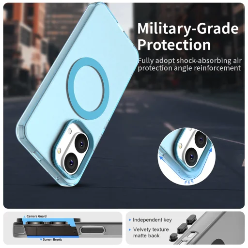 Xiaomi Poco X8 Pro Max puzdro Techsuit CandyCase MagSafe modré - 4