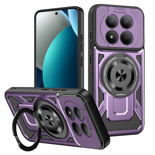 Xiaomi Redmi Note 15 Pro 4G fialové puzdro Techsuit RuggedCam - 1
