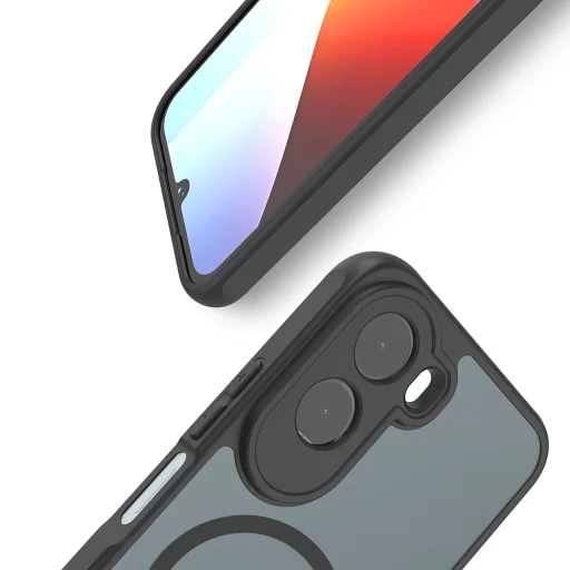 Xiaomi Redmi A7 Pro 4G Čierne Techsuit - HaloFrost II MagSafe puzdro - 3