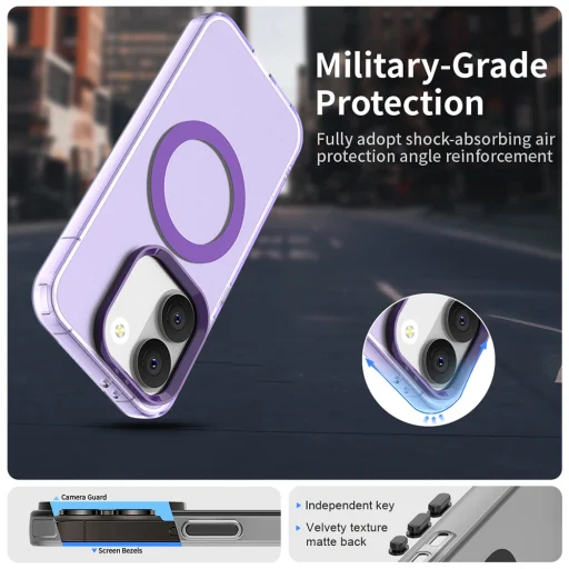 Xiaomi Poco X8 Pro Lila Techsuit - CandyCase MagSafe tok - 4