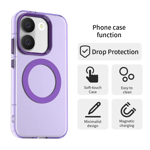 Xiaomi Poco X8 Pro Lila Techsuit - CandyCase MagSafe tok - 5