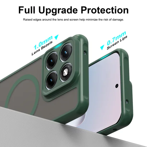 Motorola Edge 70 Fusion Green puzdro Techsuit HaloFrost II MagSafe - 6