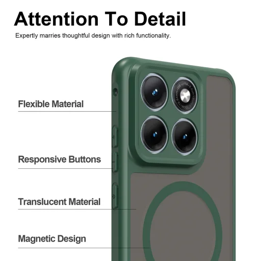 Motorola Edge 70 Fusion Green puzdro Techsuit HaloFrost II MagSafe - 4