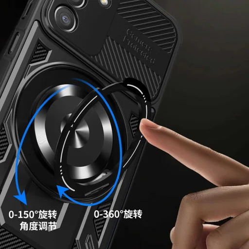 Puzdro Techsuit RuggedCam pre Xiaomi Redmi A7 Pro, fialové - 6