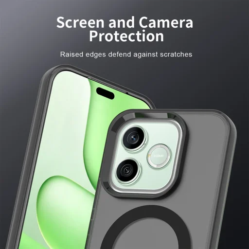 Honor 600 Lite Fekete Techsuit - CandyCase MagSafe tok - 3