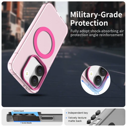 Xiaomi Poco X8 Pro Pink Techsuit - CandyCase MagSafe tok - 4