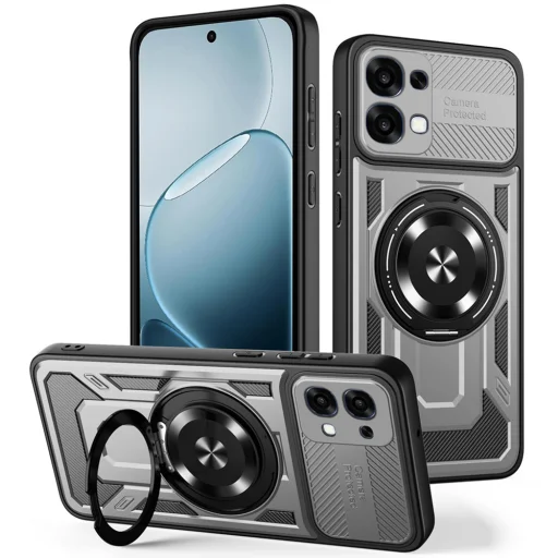 Oppo A6 Pro 4G / A6 Pro 5G sivé puzdro Techsuit RuggedCam - 1