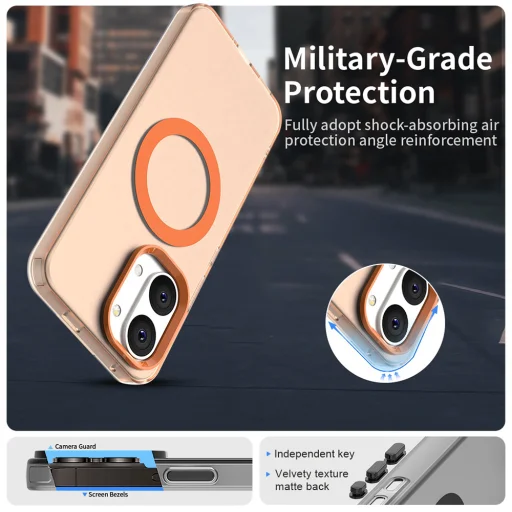 Xiaomi Poco X8 Pro Max oranžové puzdro Techsuit CandyCase MagSafe - 4
