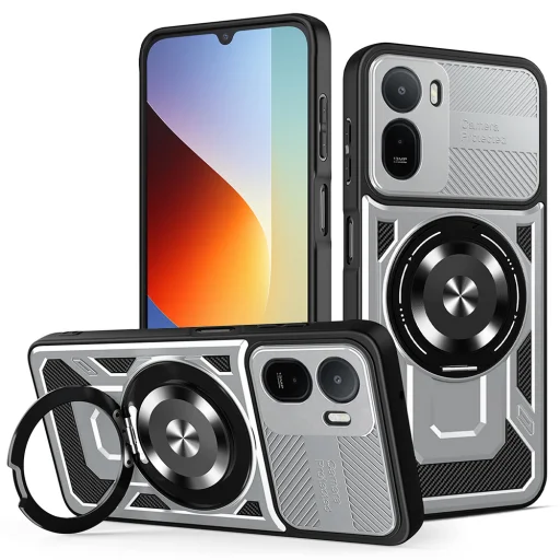 Xiaomi Redmi A7 Pro 4G Szürke Techsuit - RuggedCam tok - 1