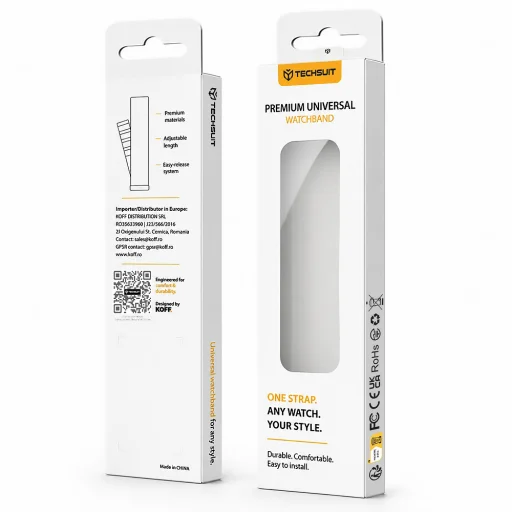 Béžový remienok Techsuit pre Huawei Band 11 / Band 11 Pro (W082) - 6