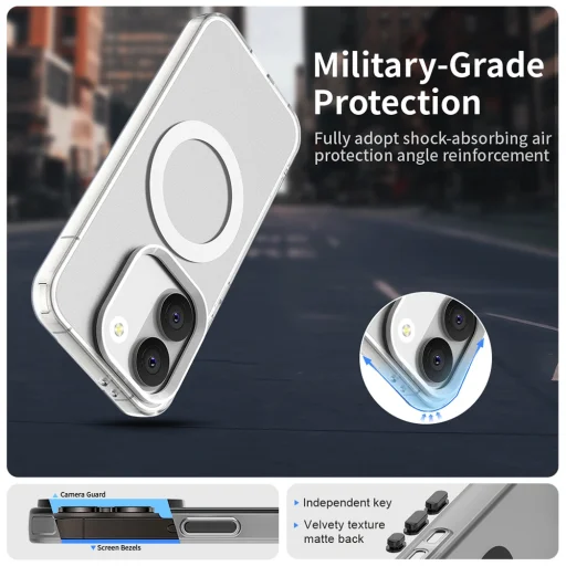 Xiaomi Poco X8 Pro Fehér Techsuit CandyCase MagSafe tok - 3