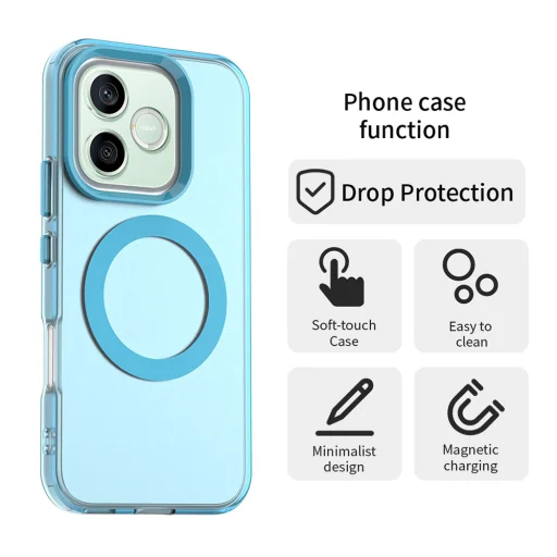 Honor 600 Lite Kék Techsuit CandyCase MagSafe tok - 2
