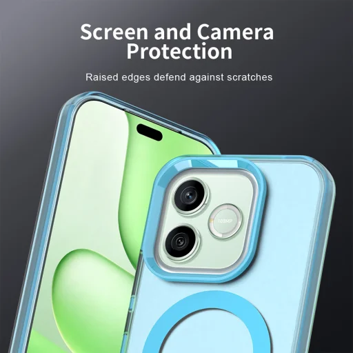 Honor 600 Lite Kék Techsuit CandyCase MagSafe tok - 3