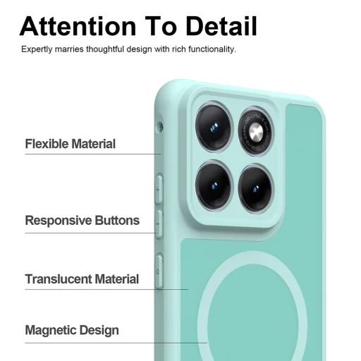Motorola Edge 70 Fusion Menta zöld Techsuit HaloFrost II MagSafe tok - 4