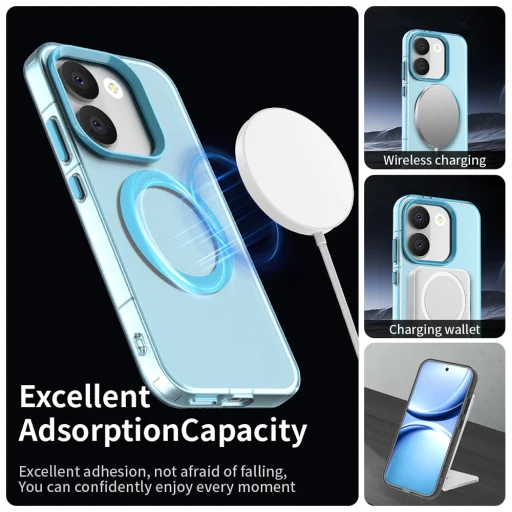 Xiaomi Poco X8 Pro modré puzdro Techsuit CandyCase MagSafe - 2