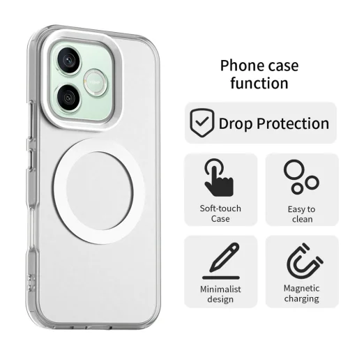 Honor 600 Lite Fehér Techsuit - CandyCase MagSafe tok - 2