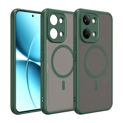 Xiaomi Poco X8 Pro Max zelené puzdro Techsuit - HaloFrost II MagSafe - 1