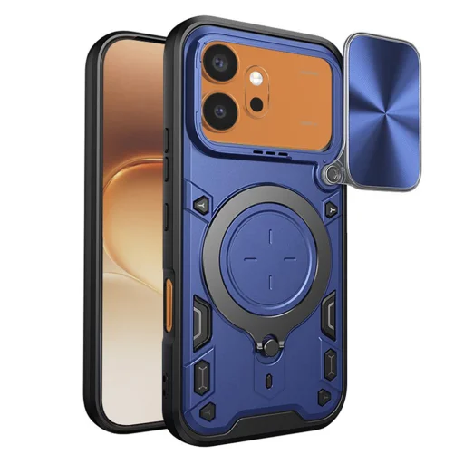Honor 600 Kék Techsuit - CamGuard Pro tok - 1