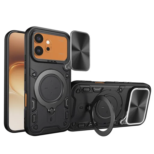 Puzdro Techsuit CamGuard Pro pre Honor 600, čierne - 2