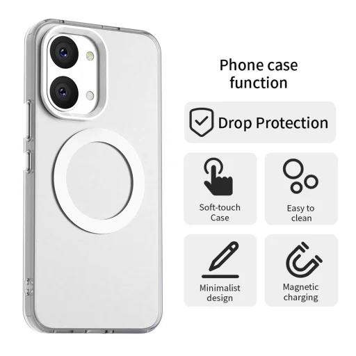 Xiaomi Poco X8 Pro Max Fehér Techsuit - CandyCase MagSafe tok - 5