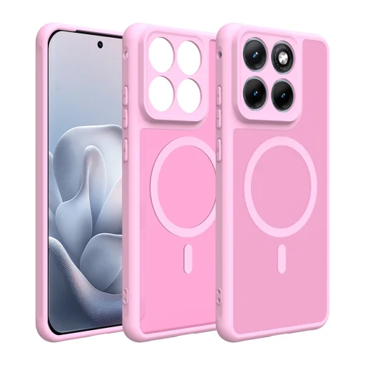 Motorola Edge 70 Fusion Pink Techsuit - HaloFrost II MagSafe tok - 1