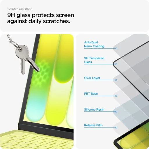 MacBook Neo 13 (2026) Spigen Glas.tR Slim FC čierne ochranné sklo - 7
