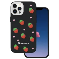 iPhone 12 / 12 Pro 6,1" Eper tok fekete tok