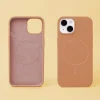 iPhone 12 / 12 Pro 6,1" tenký silikónový MagSafe karamelový kryt thumbnail