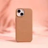 iPhone 12 / 12 Pro 6,1" tenký silikónový MagSafe karamelový kryt thumbnail