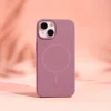 iPhone 12 / 12 Pro 6,1" tenký silikónový MagSafe ružový kryt thumbnail