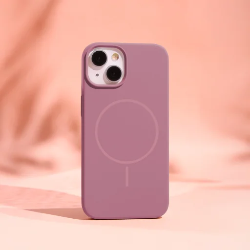 iPhone 12 / 12 Pro 6,1" tenký silikónový MagSafe ružový kryt - 4