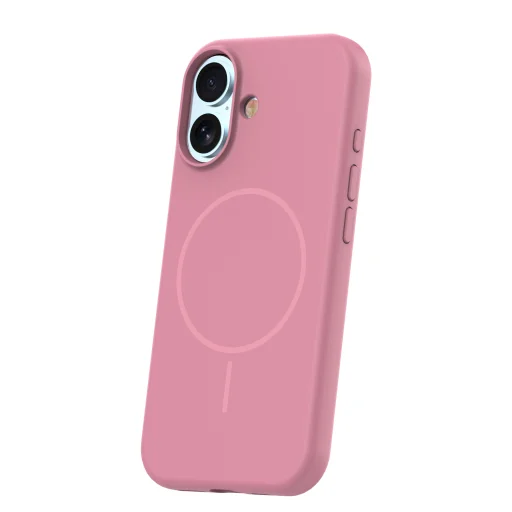 iPhone 17 6,3" ružový silikónový tenký Mag kryt - 3