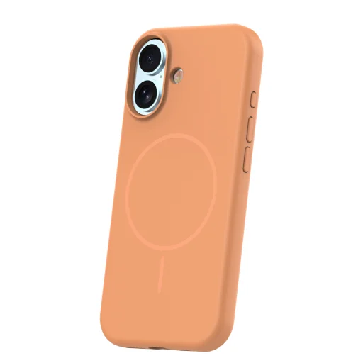 iPhone 17 6,3" tenké silikónové puzdro MagSafe, karamelové - 3