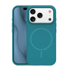 iPhone 12 / 12 Pro tyrkysový silikónový obal Thin Mag