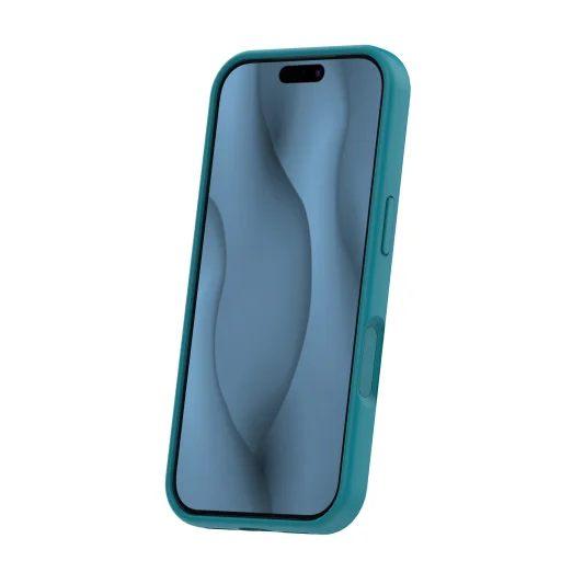 iPhone 12 / 12 Pro tyrkysový silikónový obal Thin Mag - 3