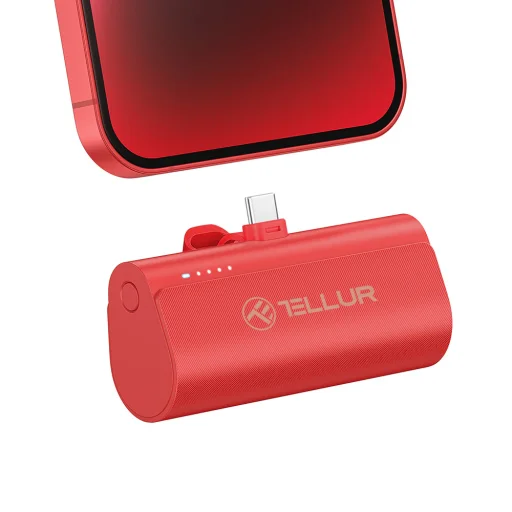 Tellur PD202 Powerbank 5000mAh červená - 2