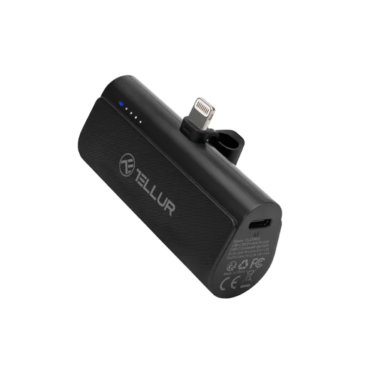 Tellur PD203 Powerbank 5000mAh fekete - 4