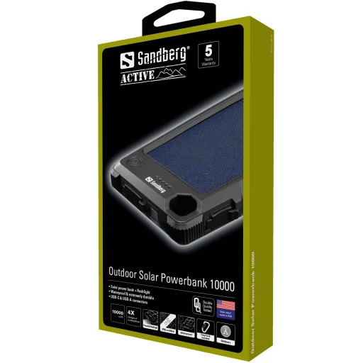 Sandberg 420-53 Outdoor Solar Powerbank 10000mAh - 3