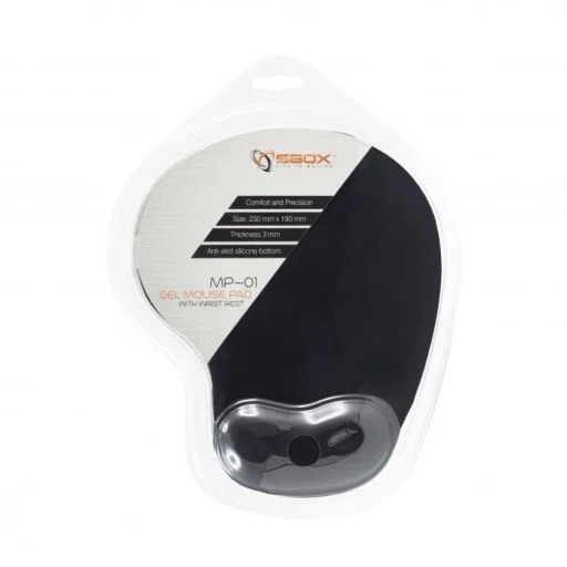 Sbox MP-01B gélová podložka pod myš čierna - 3