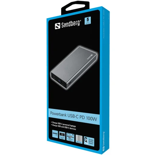 Sandberg 420-52 Powerbank USB-C PD 100W 20000 - 2