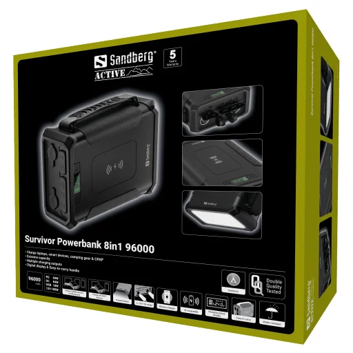 Sandberg 420-78 Survivor Powerbank 8in1 96000 - 10