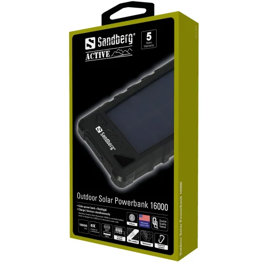 Sandberg 420-35 Outdoor Solar Powerbank 16000mAh - 3