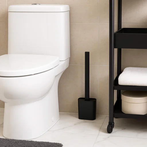 Beldray LA028954PEU7 Antibakteriálna WC kefa Slimline, čierna - 4