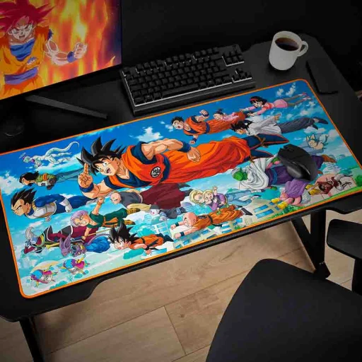 Subsonic Gaming Mouse Pad XXL DBZ Gokuho priatelia - 8