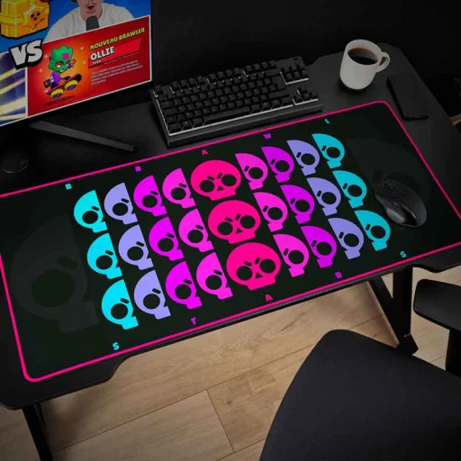 Subsonic Gaming Mouse Pad XXL Brawl Stars Skull Repeater egérpad - 7