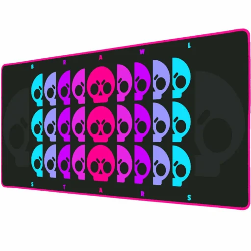Subsonic Gaming Mouse Pad XXL Brawl Stars Skull Repeater egérpad - 1