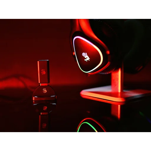 A4Tech 47751 Bloody MR710 RGB bezdrôtové herné slúchadlá, čierne - 8