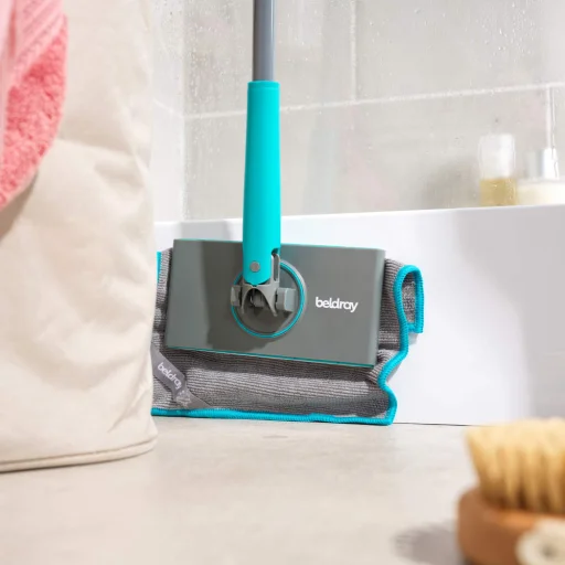 Beldray LA00000031UFEU7 antibakteriálny Clip-To-Grip kúpeľňový mop - 8