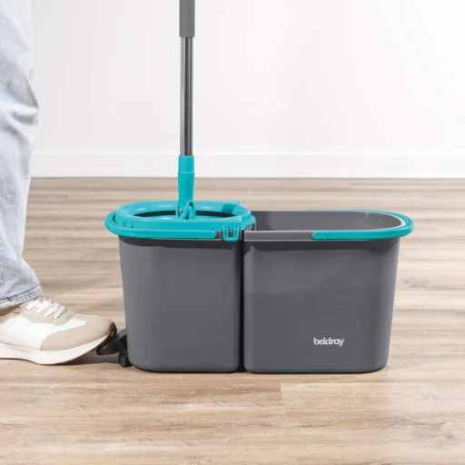 Beldray LA00000006UFEU7 antibakteriálny dvojkomorový pedálový mop a náhradná hlavica - 4