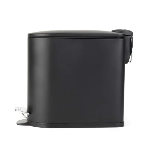 Beldray LA036690BLKPEU7 Slimline pedálový odpadkový kôš v tvare D, 5 litrov, biely - 3